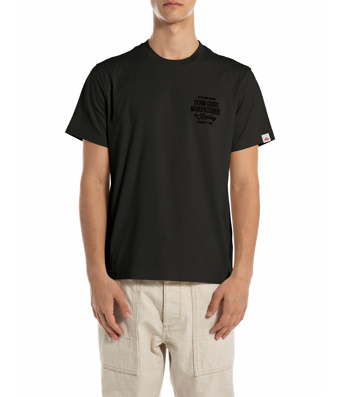レギュラーフィット オーガニックコットンジャージー プリント Tシャツ